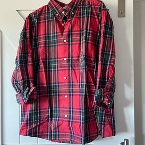 NWT GAP Mens Red Cotten Flannel